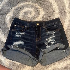 American eagle jean shorts super stretch 4
